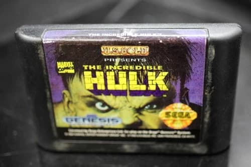 The Incredible Hulk Sega Genesis 1994 Game Cartridge Only Tested and Works Clea