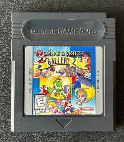 Game & Watch Gallery 2 Nintendo Gameboy Cartridge Only Authentic Tested & Works