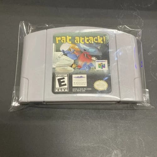 Rat Attack Nintendo 64 N64 Authentic Game Cartridge Only, Tested