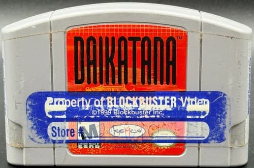 John Romero's Daikatana Nintendo 64 N64 Game Cartridge Only Authentic Kemco