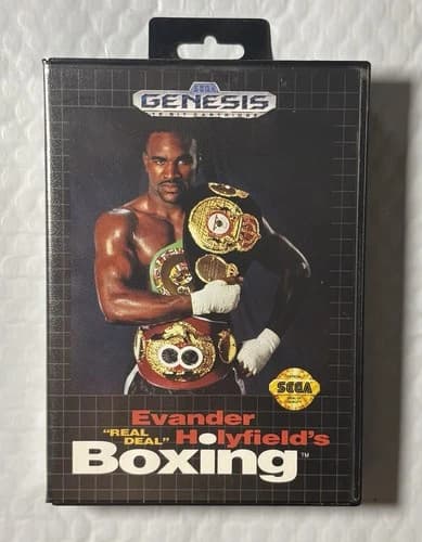 Evander Holyfield's Real Deal Boxing by SEGA Sega Genesis CIB 1992