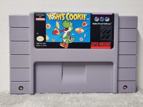Yoshi's Cookie (Super Nintendo Entertainment System, 1993) FAST SHIPPING