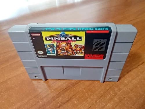 Super Pinball: Behind the Mask (Super Nintendo SNES, 1994) *TESTED*