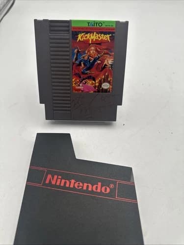 Kick Master (Nintendo NES) Game Only - Tested!! Authentic!!