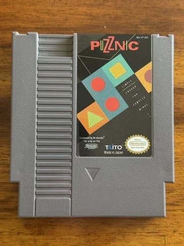 Puzznic Nintendo NES Cleaned/Tested