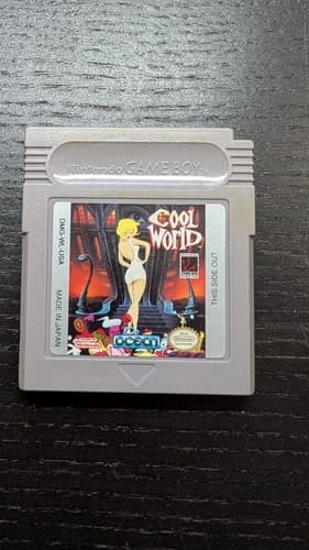 Cool World (Nintendo Game Boy, 1993) Tested/Working - Cart Only - RARE!