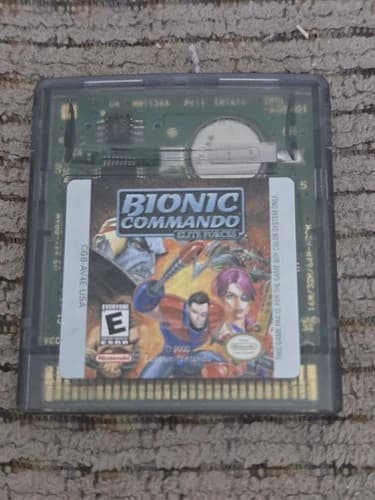 Bionic Commando Elite Forces Nintendo Game Boy Color GBC Authentic Tested