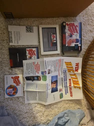 Super Bases Loaded Complete In Box w/ Game and Manual CIB Super Nintendo SNES