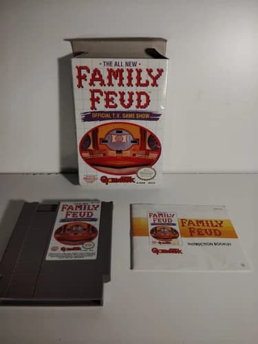 Family Feud (Nintendo NES Video Game) Completre in Box CIB