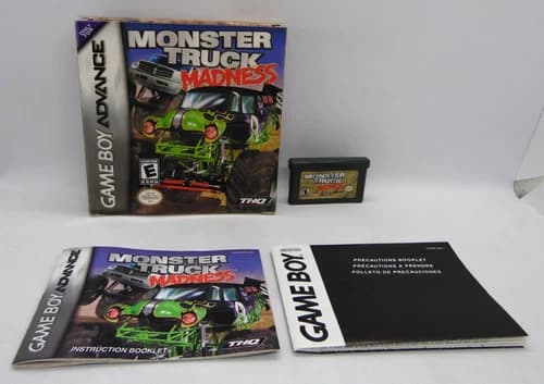 Monster Truck Madness GameBoy Advance Complete CIB Excellent
