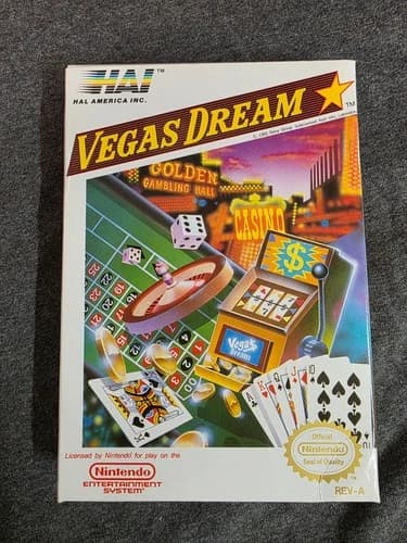 Vegas Dream Nintendo Entertainment System NES CIB Very Nice!
