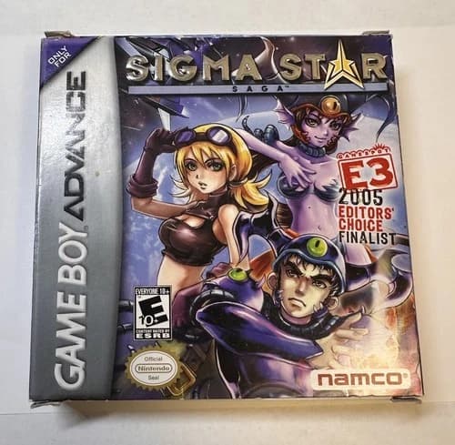 Sigma Star Saga (Nintendo Game Boy Advance, 2005) GBA CIB Complete w/ Box Manual