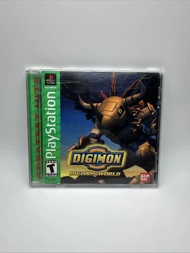 Digimon World Greatest Hits - Sony PlayStation One PS1 CIB Tested & Works