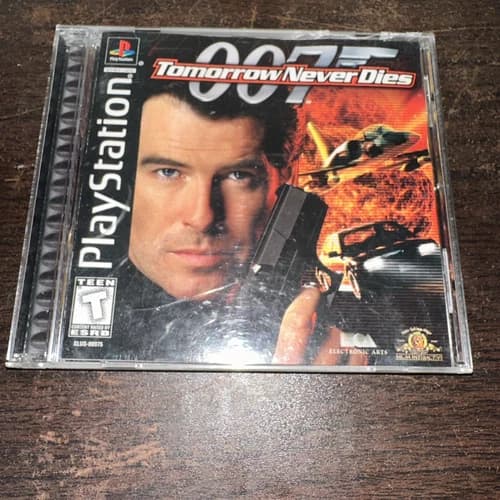 JAMES BOND 007: TOMORROW NEVER DIES PLAYSTATION 1 (PS1) BLACK LABEL COMPLETE
