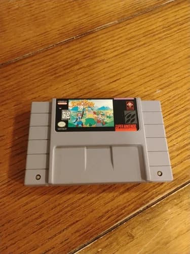 Power Piggs Of The Dark Age (Super Nintendo SNES) Authentic Tested FREE SHIP