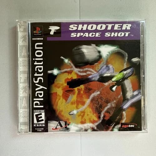 Shooter Space Shot (Sony PlayStation 1 PS1, 2001) CIB w/ Reg Card