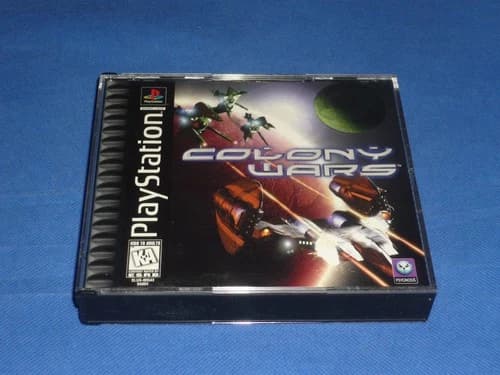 COLONY WARS (SONY PLAYSTATION ONE PS1 PSX, 1997) COMPLETE W/REG CARD