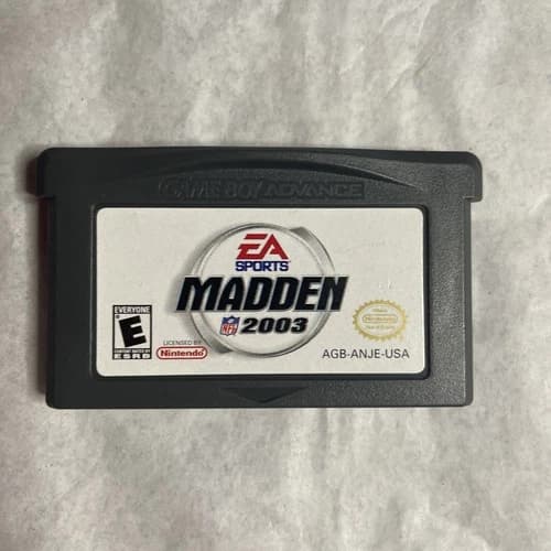2004 Madden NFL Nintendo Game Boy Advance Video Game Cartridge Tested Working