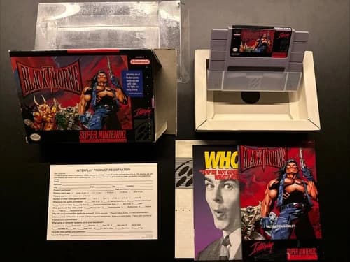 Blackthorne (Super Nintendo SNES, 1994) Complete CIB