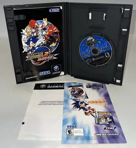 Sonic Adventure 2 Battle (Nintendo GameCube) CIB Complete Tested - Black Label
