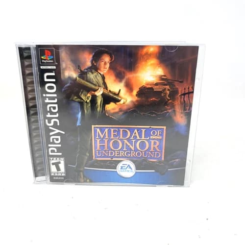 Medal of Honor: Underground PS1 (Sony PlayStation 1) CIB Complete Tested Working