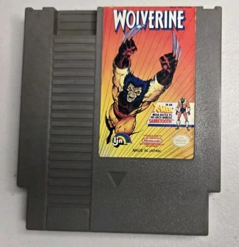 Wolverine Nintendo NES Game Cartridge Authentic Free Fast Shipping