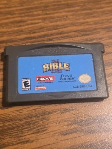 The Bible Game for Nintendo Game Boy Advance Cartridge - Tested and Working