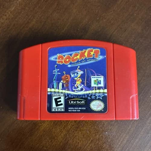 Rocket Robot on wheels - N64 - Nintendo - Tested, Works