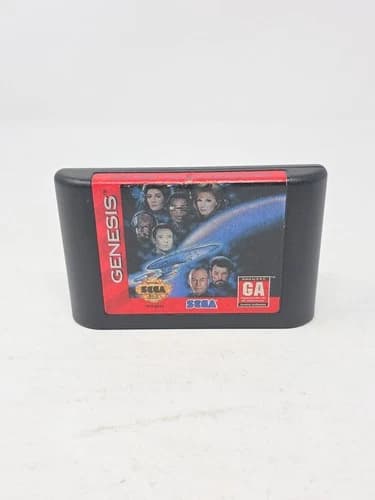 Star Trek The Next Generation Echoes From the Past Sega Genesis Authentic