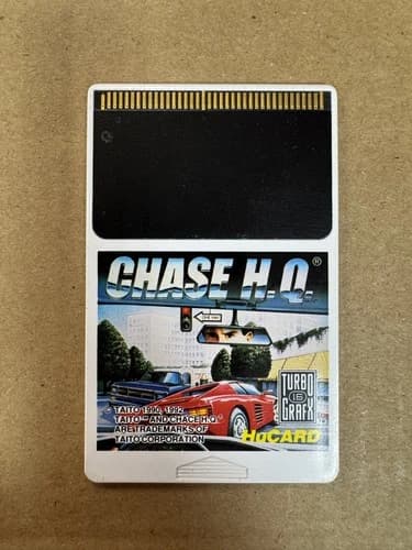 Chase H.Q. HQ for Turbo Grafx 16 Cart Only Great Shape