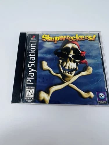 Shipwreckers (Sony PlayStation 1 PS1) Tested! Missing Back Cover Art