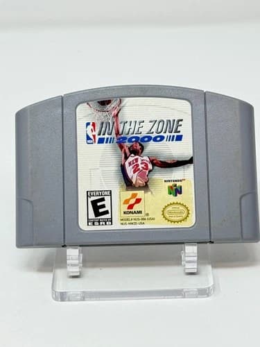 NBA In The Zone 2000 N64 Loose Authentic Very good
