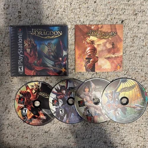 The Legend of Dragoon (PlayStation 1, 2000) CIB PS1