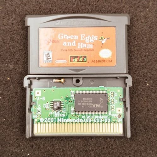 Dr. Seuss' Green Eggs and Ham (Nintendo Game Boy Advance, 2003) Cartridge Only