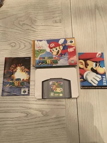 Super Mario 64 N64 Authentic Original CIB Tested Great Condition Nintendo