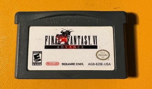 Final Fantasy VI 6 GBA Video Game Gameboy Advance 2007