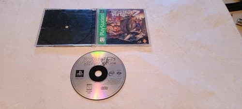 Twisted Metal 2 (Sony PlayStation 1, 1996) PS1 Video Game Missing Back Cover Art