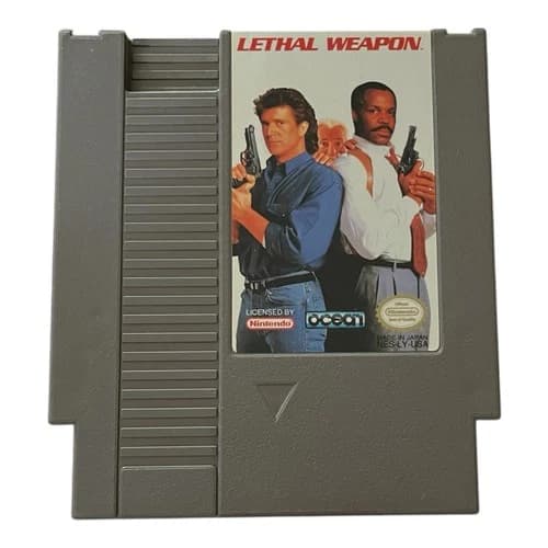 NES Lethal Weapon Nintendo Game Cartridge OEM Tested Authentic