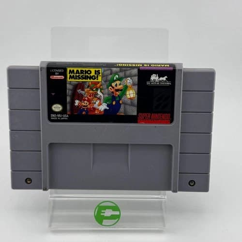 Mario is Missing (Super Nintendo SNES, 1993) Cartridge Only