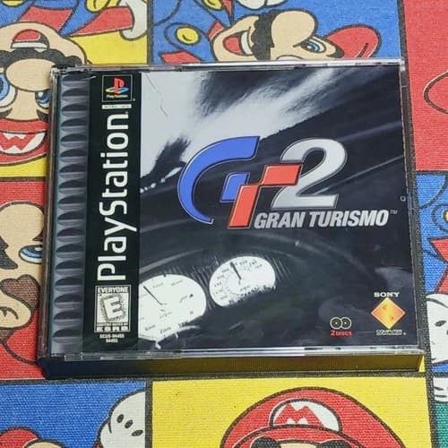 Gran Turismo 2 (Sony PlayStation 1) PS1 CIB Complete Racing Game Black label
