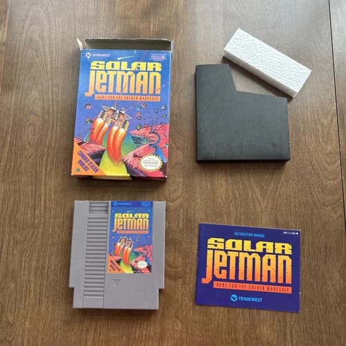 Solar Jetman: Hunt for the Golden Warpship Nintendo NES 1990