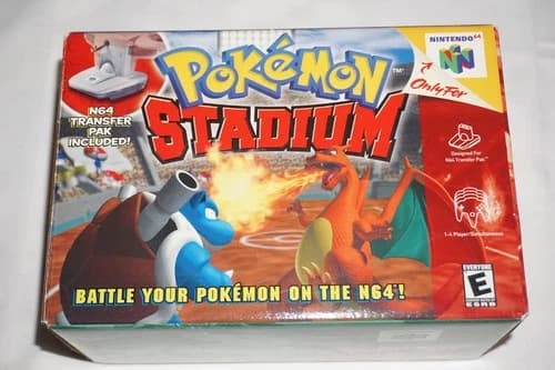 Pokemon Stadium 1 (Nintendo 64 N64) Complete in Box CIB Authentic