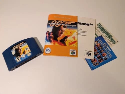 007 The World Is Not Enough CIB - Nintendo 64 - N64 -Tested