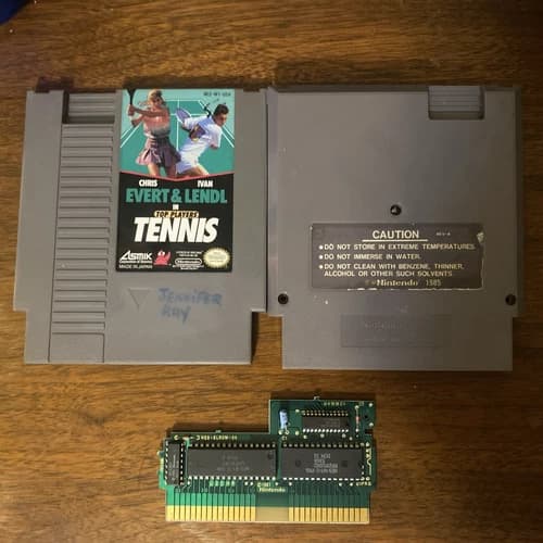 Top Players Tennis (Nintendo Entertainment System, 1990) (NES-016)