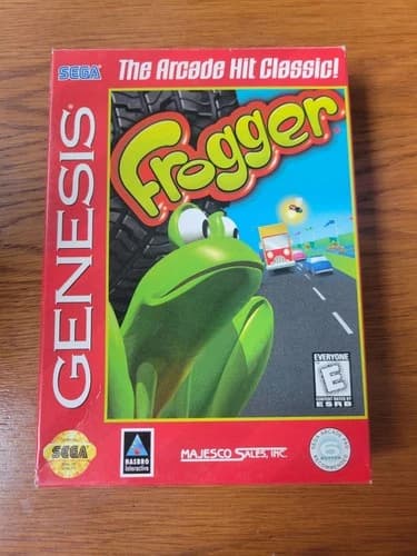 Frogger Sega Genesis Complete CIB with box and manual