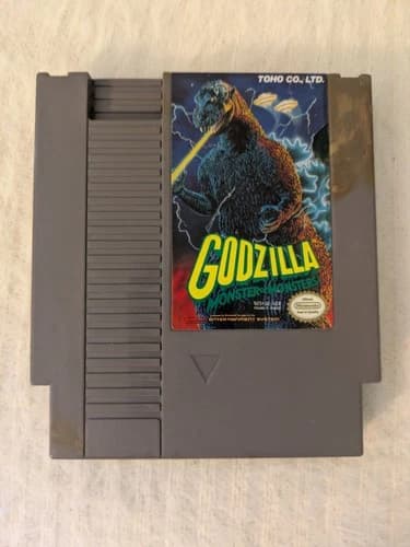 Godzilla:Monster of Monsters-Nintendo Entertainment System works Tested NES
