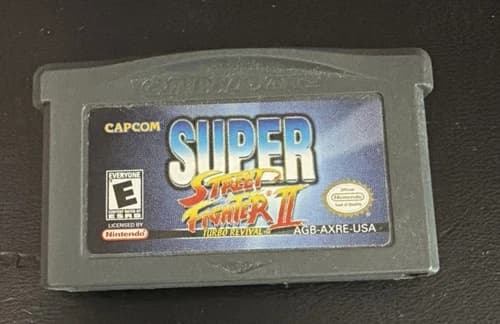 Super Street Fighter II Turbo Revival Nintendo Game Boy Advance GBA Working