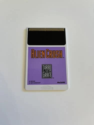 Alien Crush Turbo Grafx-16 Clean/Working