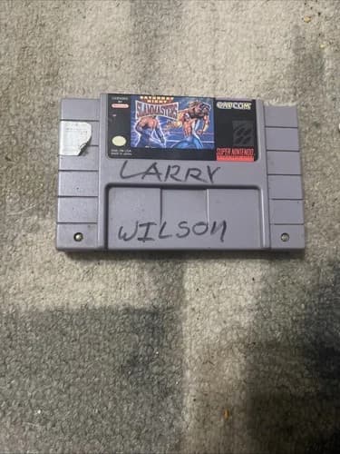 Saturday Night Slam Masters (Super Nintendo SNES, 1993) Authentic. Tested