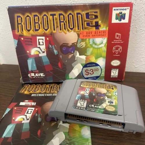 Robotron 64 (Nintendo 64 | N64) Complete in Box CIB